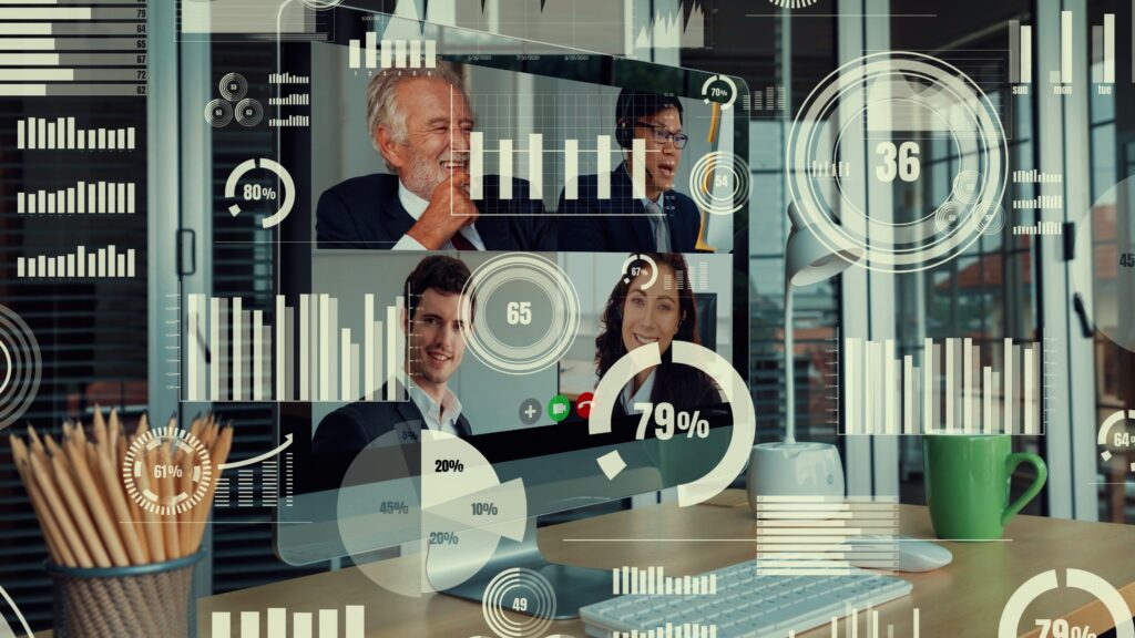 Imaginative,visual,of,business,people,and,financial,firms,staff,.